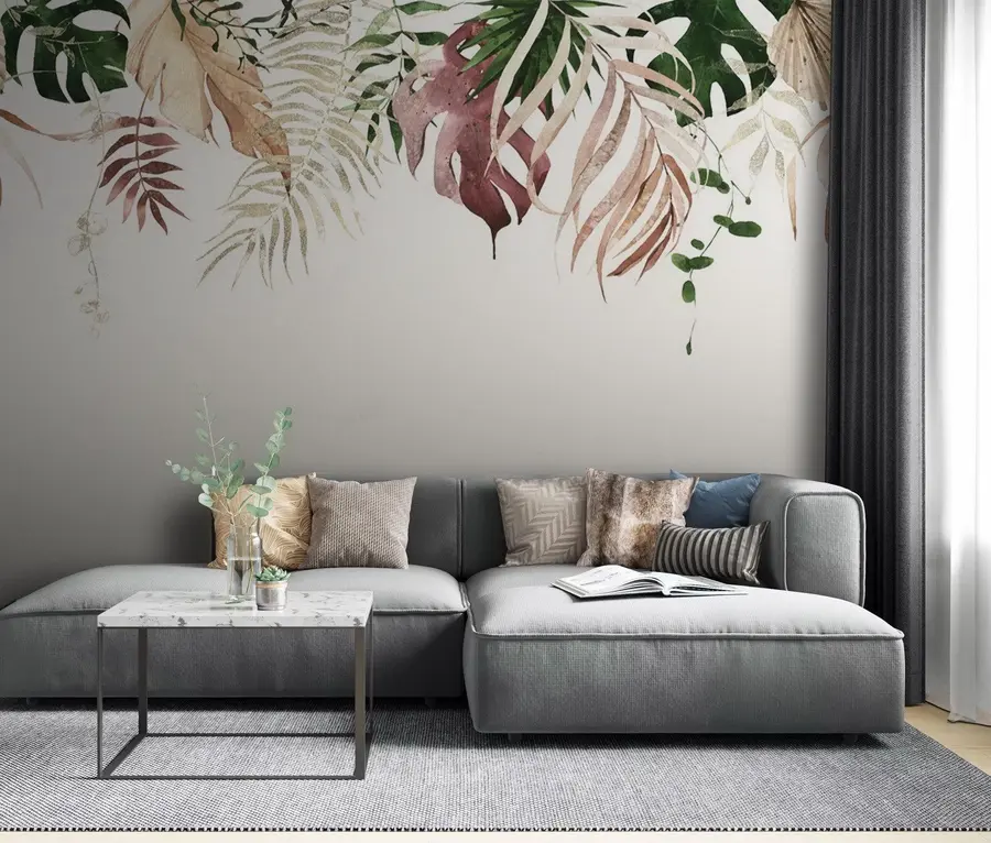 carta da parati L'acquerello lascia mostri nr. u72396