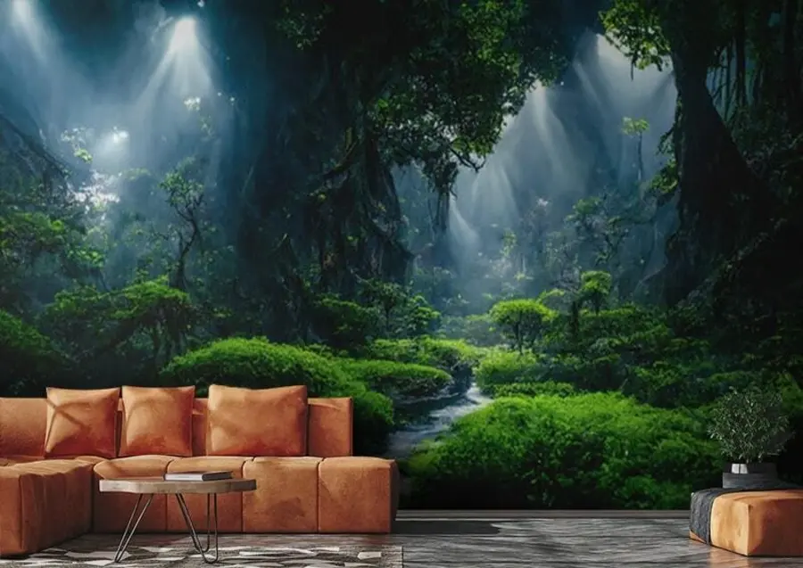 Carta da parati Tropici della Foresta Paesaggio forestale naturale n. u72430