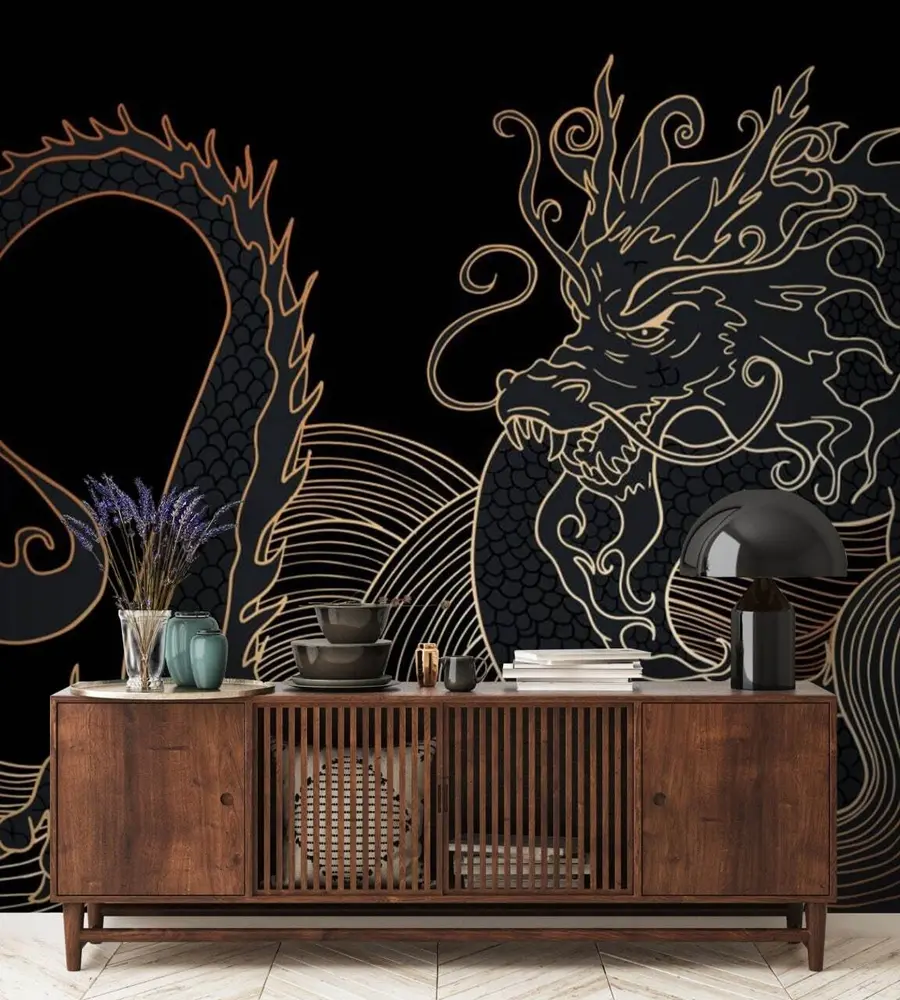 carta da parati Drago cinese nr. u72948