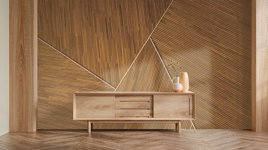 carta da parati Imitazione di un muro di legno nr. u73431