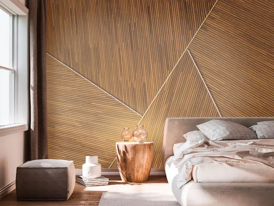 carta da parati Imitazione di un muro di legno nr. u73431