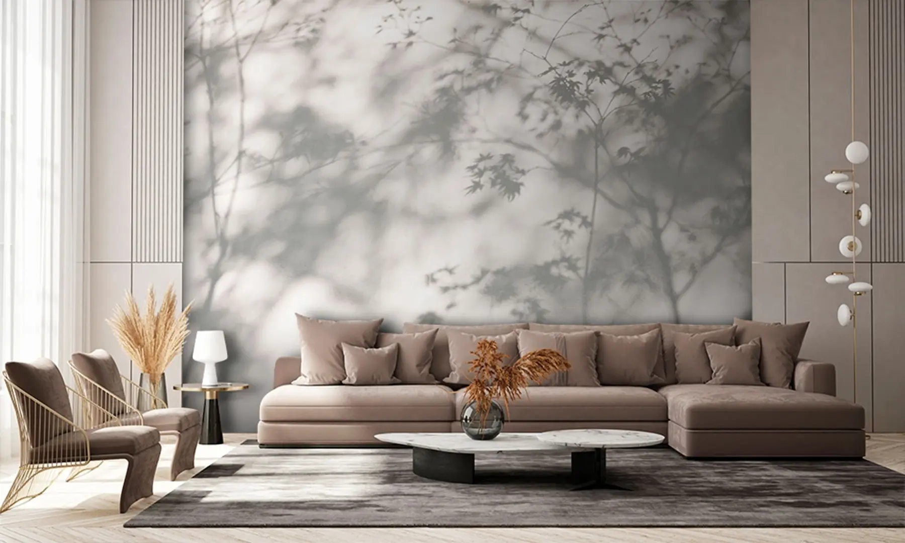 carta da parati Ombra sul muro nr. u79829