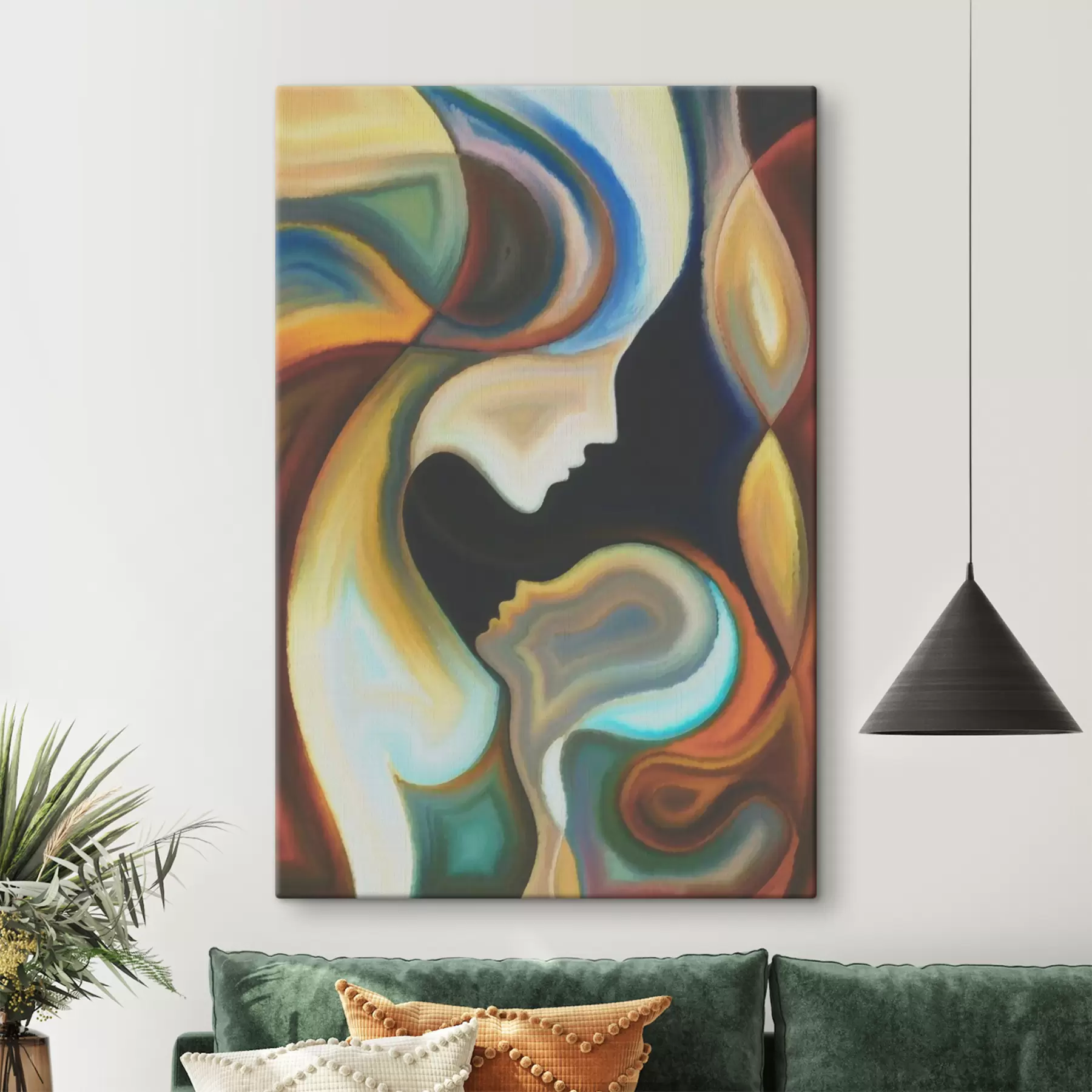 carta da parati Astrazione - madre e figlio nr. s00034