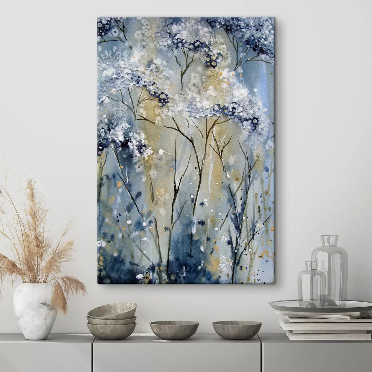 carta da parati Fioritura, acquerello nr. s01991