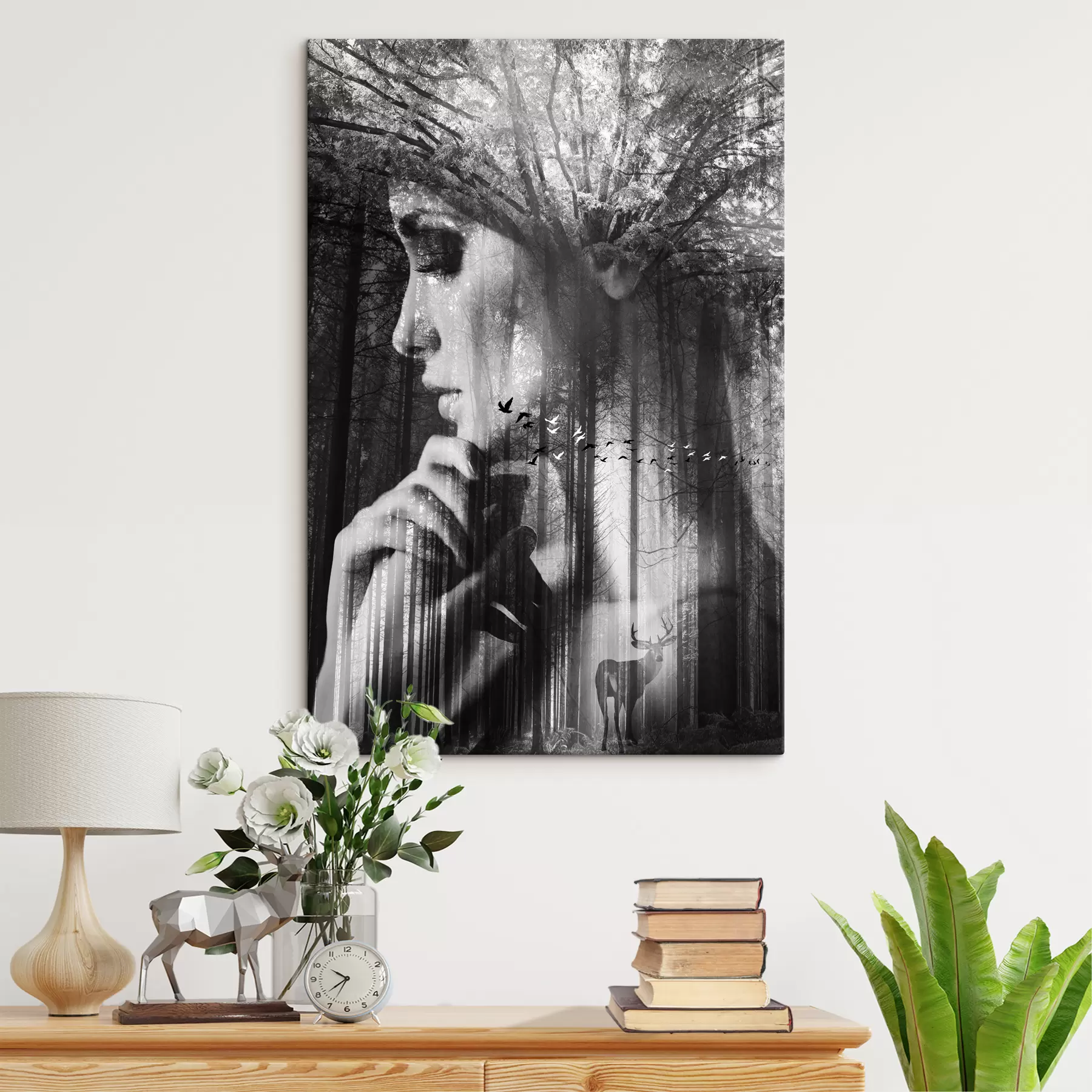 carta da parati Nero, ciglia e bianco e nero nr. s02754