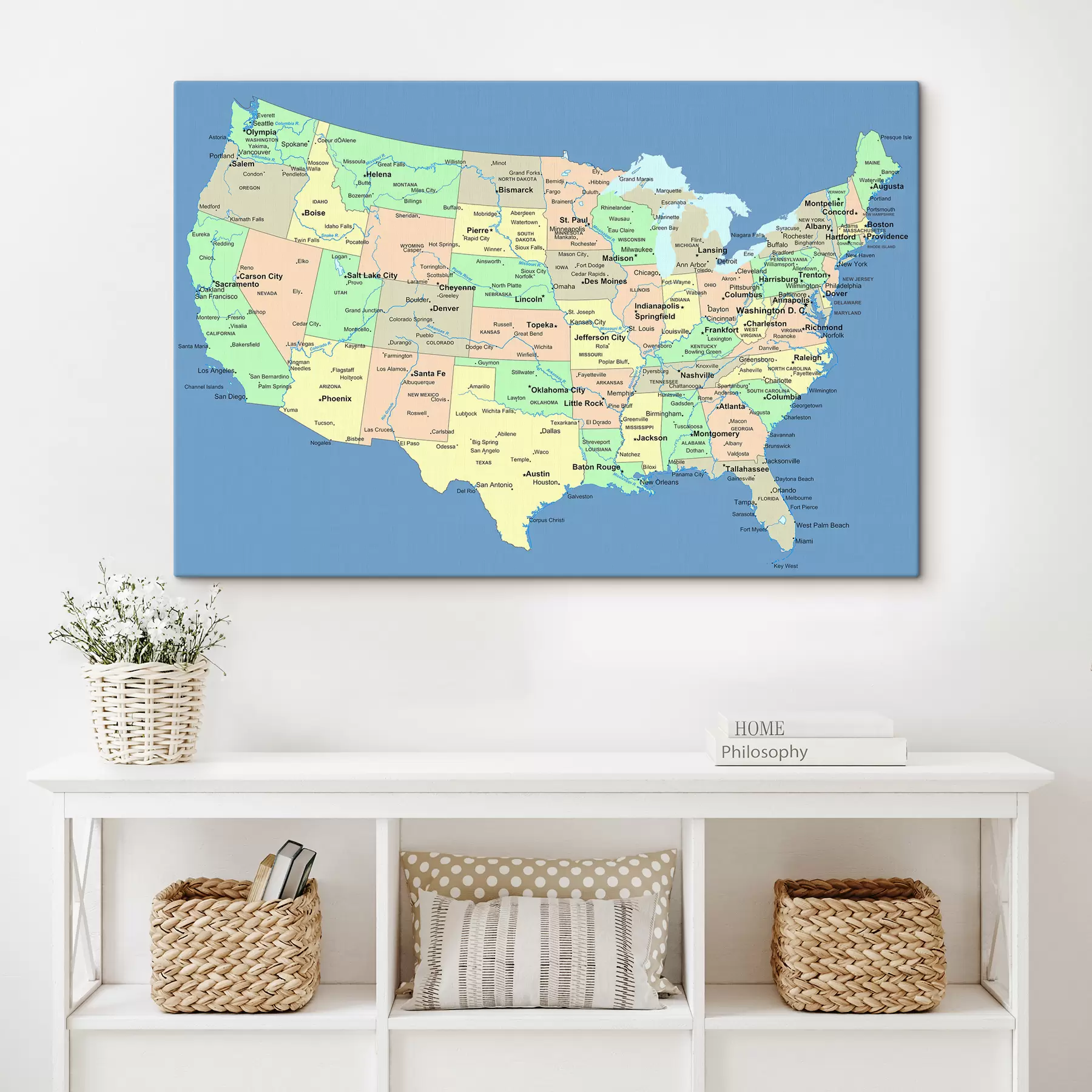 carta da parati Mappa, ecoregione e mondo nr. s09911