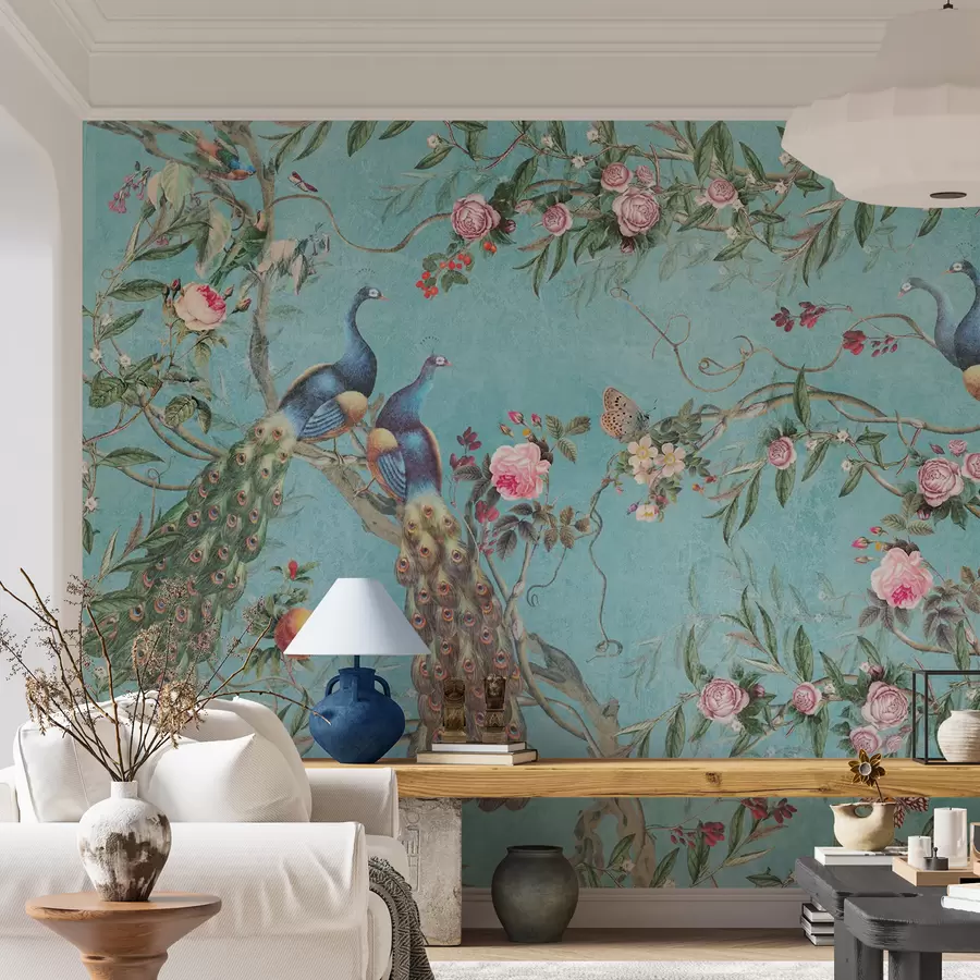 carta da parati Uccello, fiore e vertebrato nr. u12428