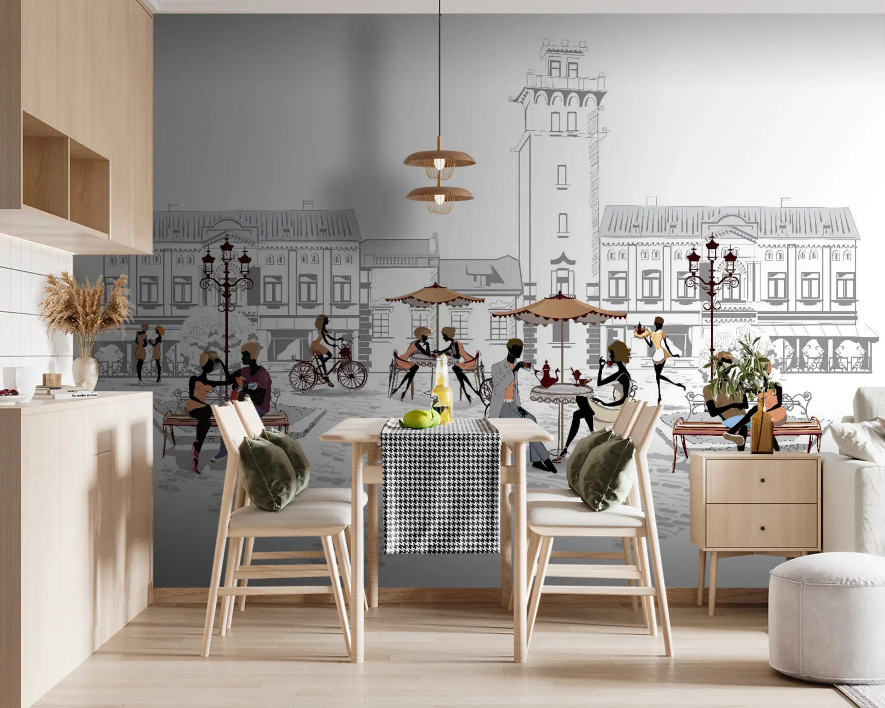 carta da parati Design urbano, font e arte nr. u56109