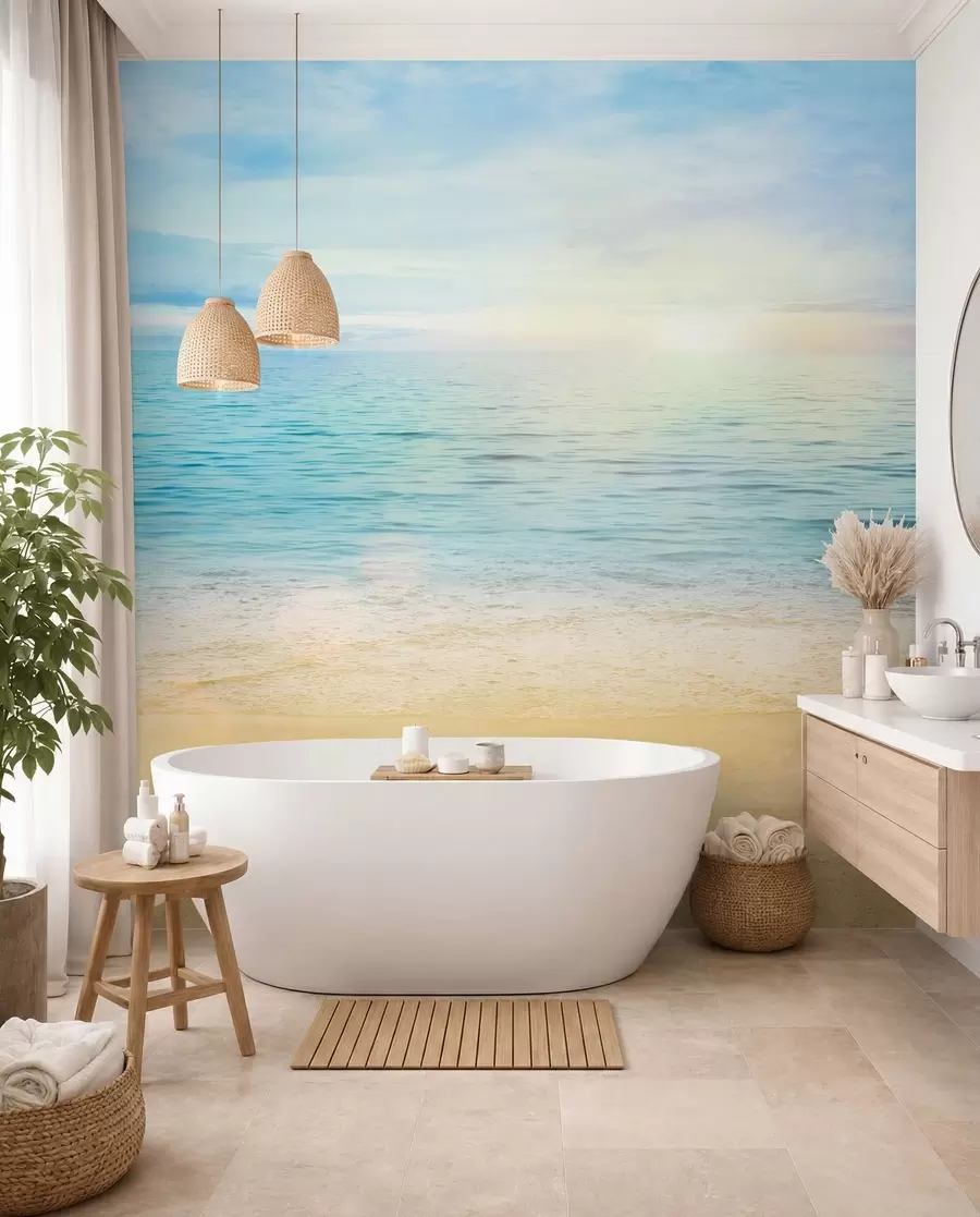 Carta da parati Mare Acqua, nuvola e cielo