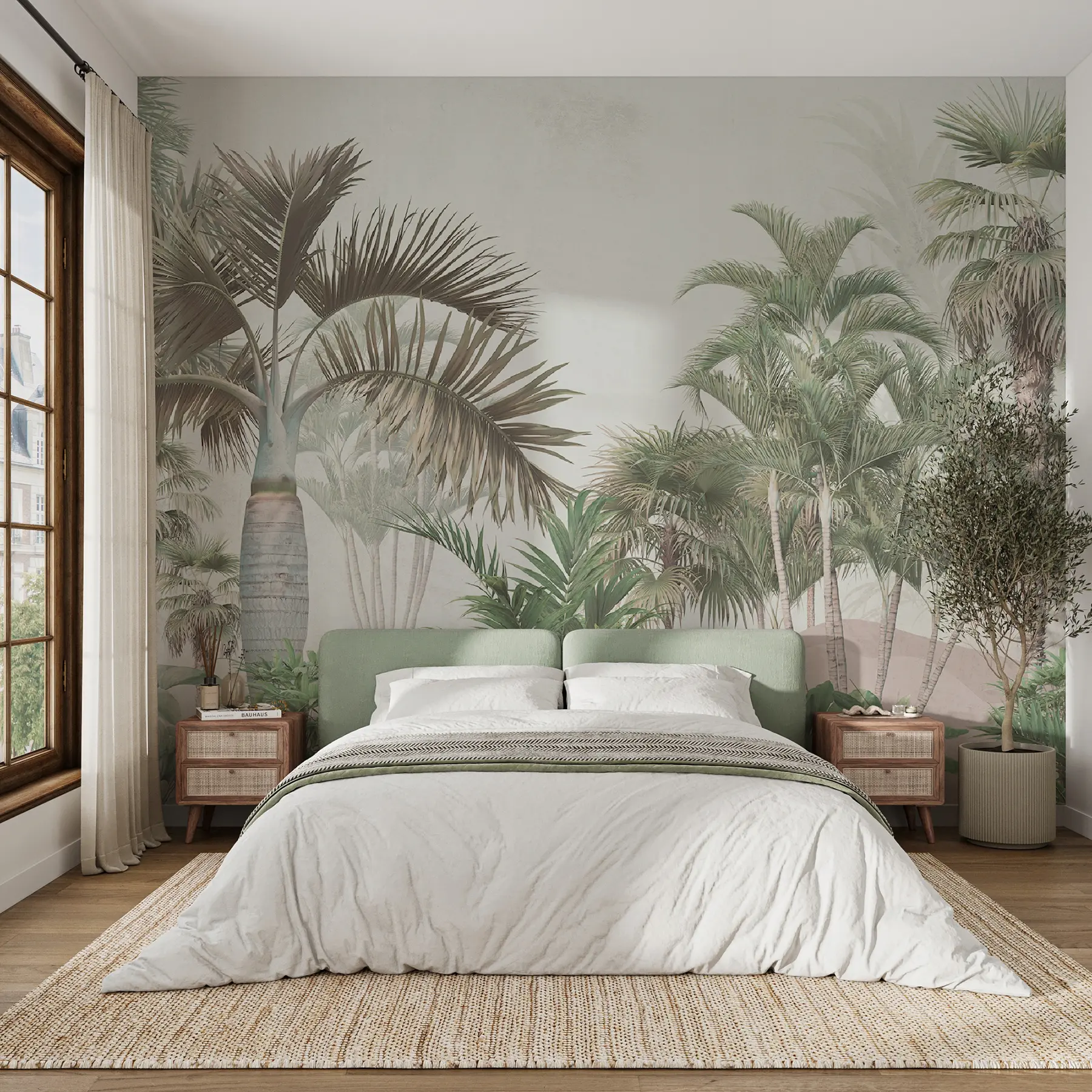 Carta da parati nature Palme e tropici 