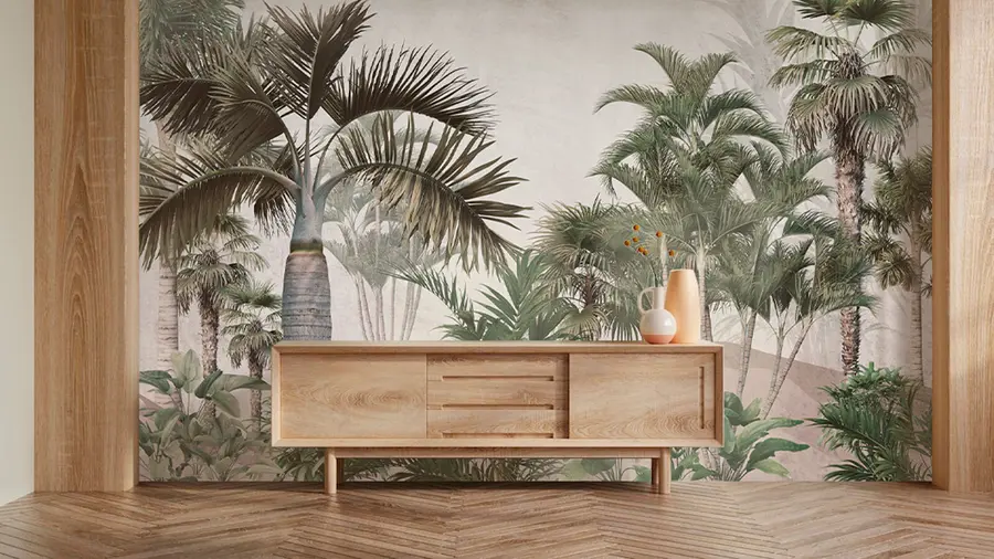 Carta da parati nature Palme e tropici 