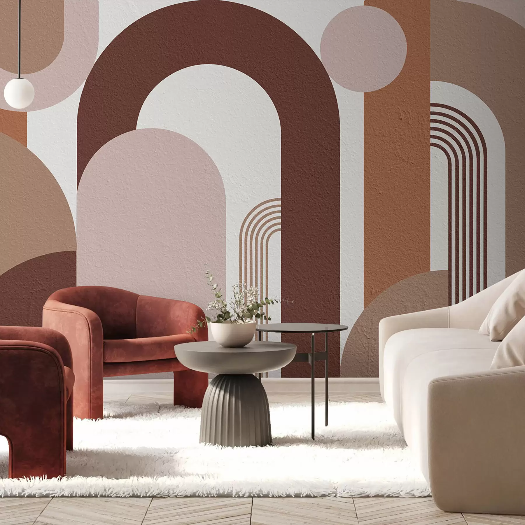 carta da parati Toni beige nr. u73102