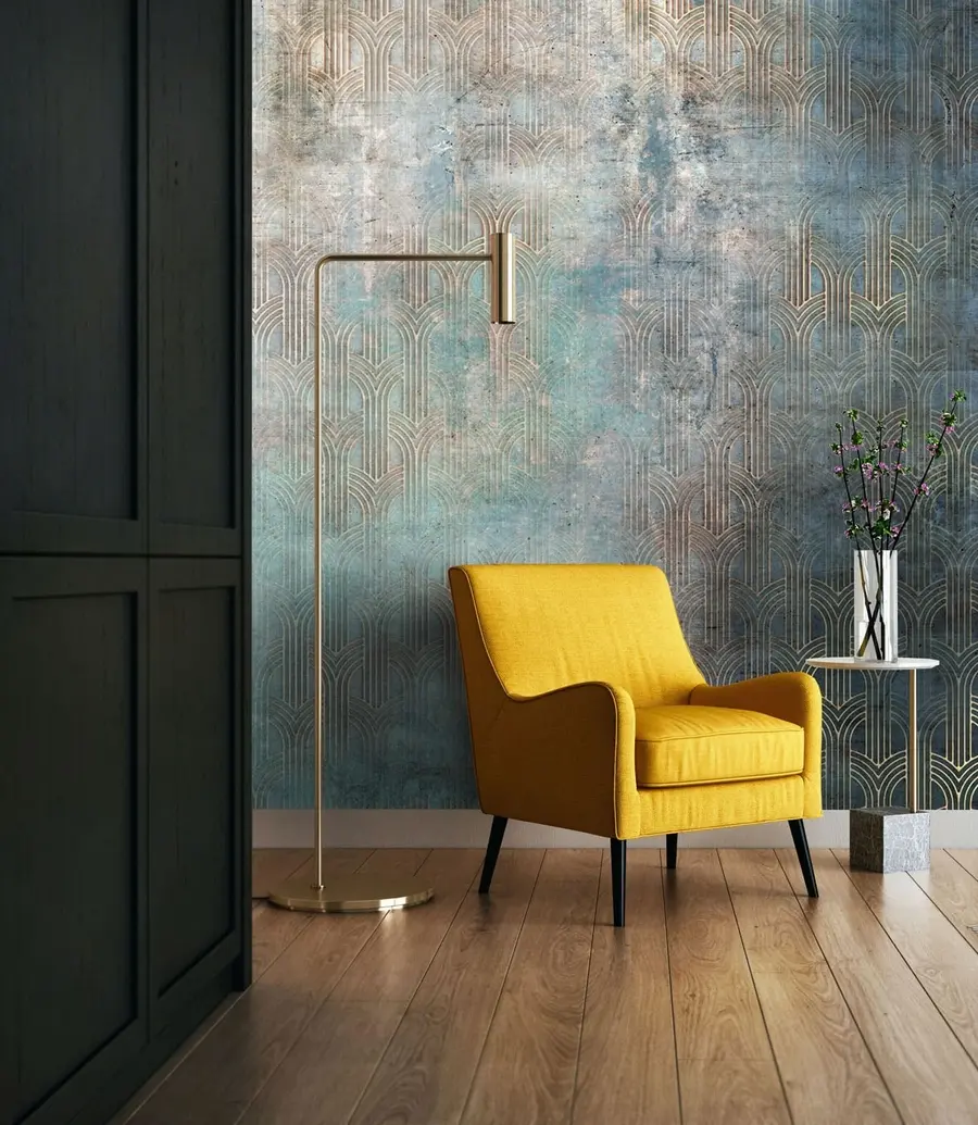 carta da parati Modello ad arco sulla parete del grunge nr. u73973