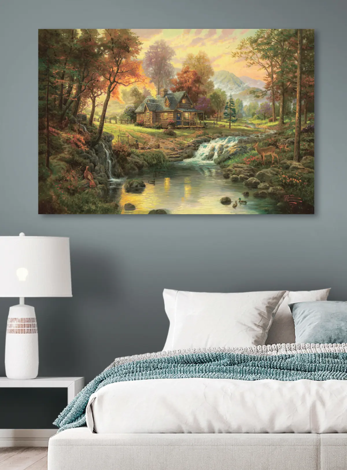 carta da parati Acqua, piante e paesaggio naturale nr. s15161