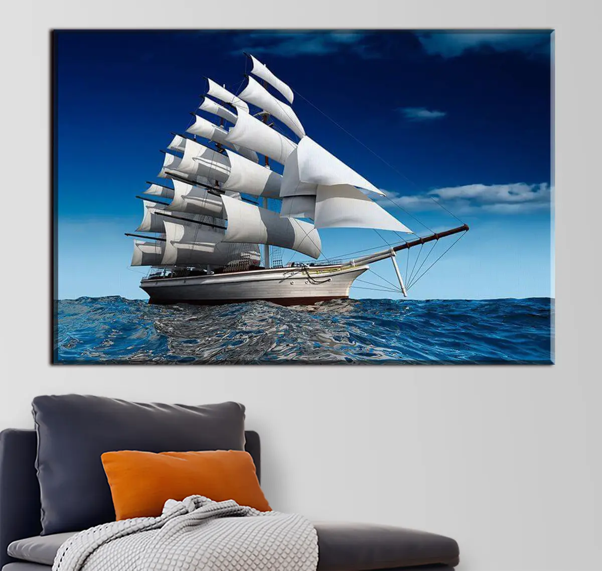 carta da parati Acqua, barca e cielo nr. s18347