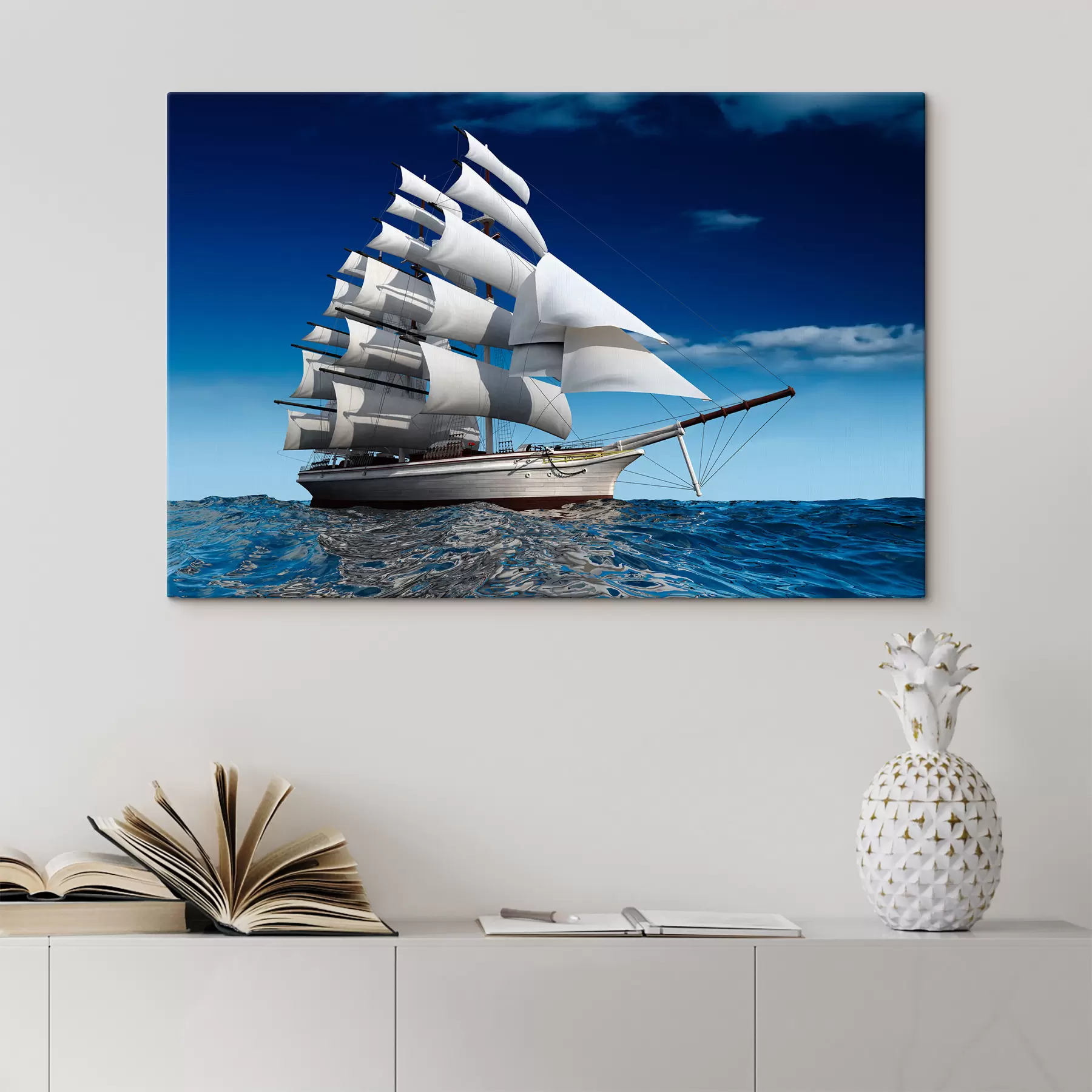 carta da parati Acqua, barca e cielo nr. s18347