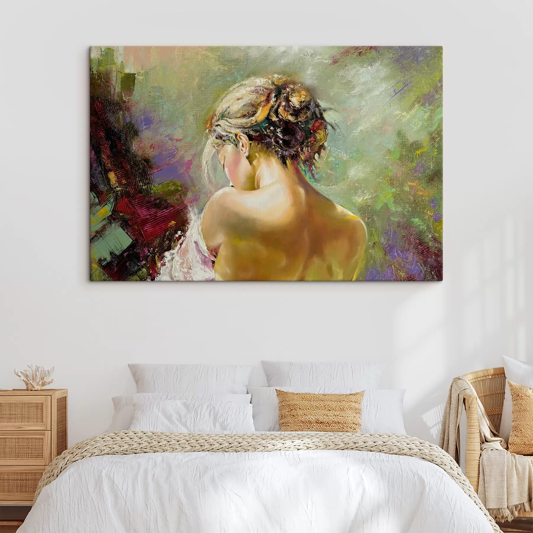 carta da parati Testa, persone in natura e vernice nr. s27105