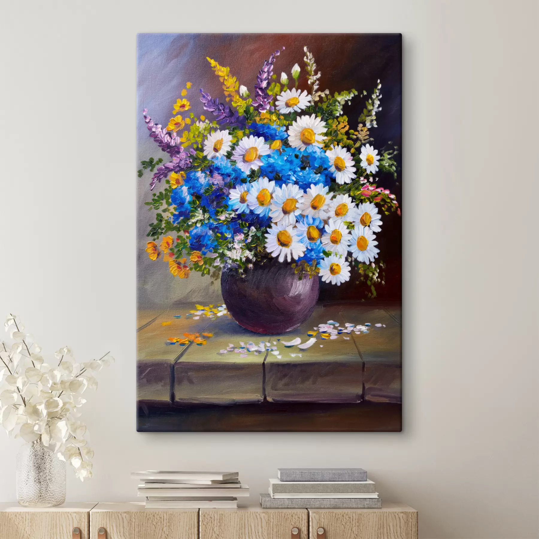 carta da parati Fiore, pianta e vaso di fiori nr. s29912