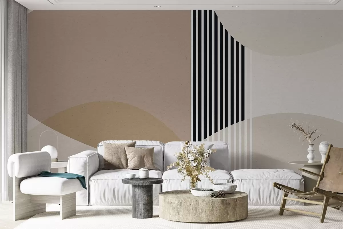 Luodroduo Set Di 6 Poster Artistici Da Parete 20x25 Cm - Stampe Su Tela Con Motivi Geometrici Astratti E Retrò - Decorazione Moderna Per Soggiorno E Camera Da Letto