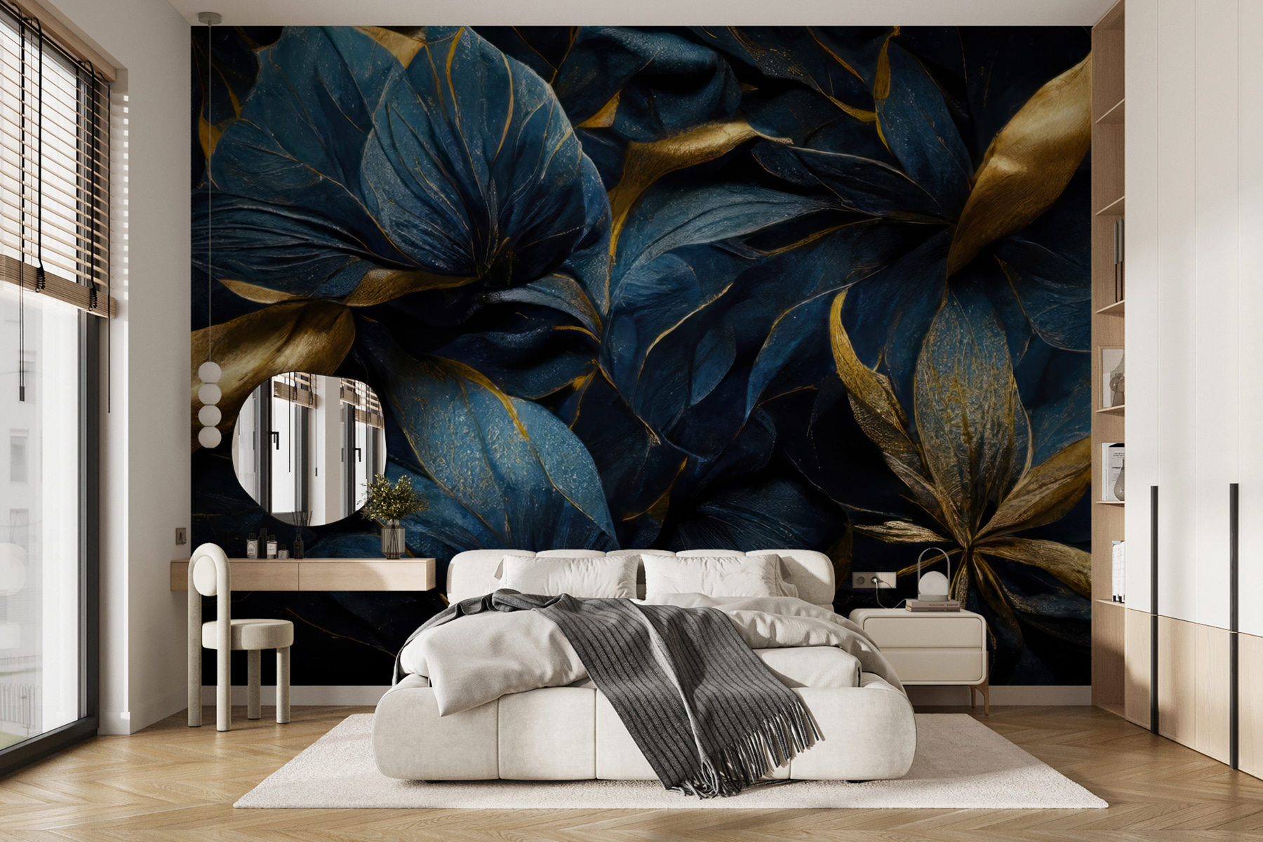 Carta Da Parati Soggiorno Carta Da Parati 3D Fiori - Foto Murale 350x245 Cm  Per Camera E Soggiorno Carta Da Parati Camera Da Letto, image size:1800x1200