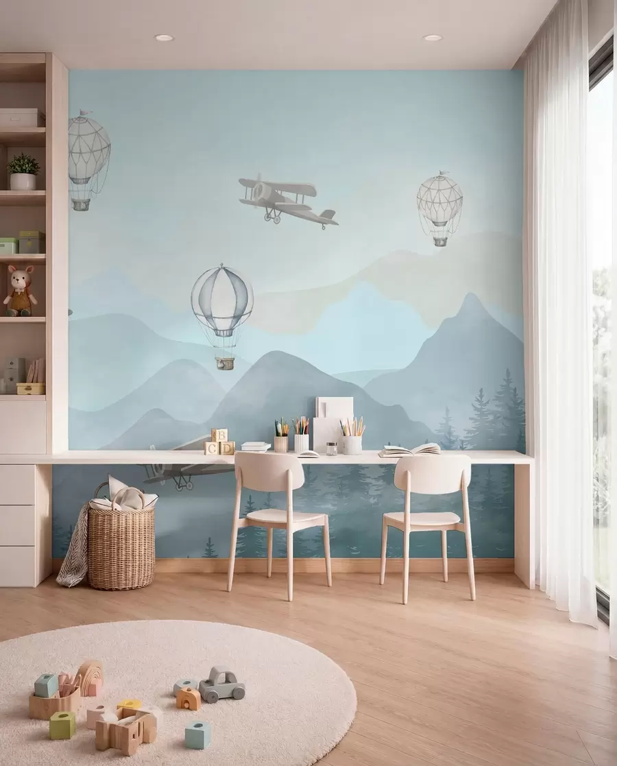 carta da parati Piccoli esploratori del cielo nr. u74226