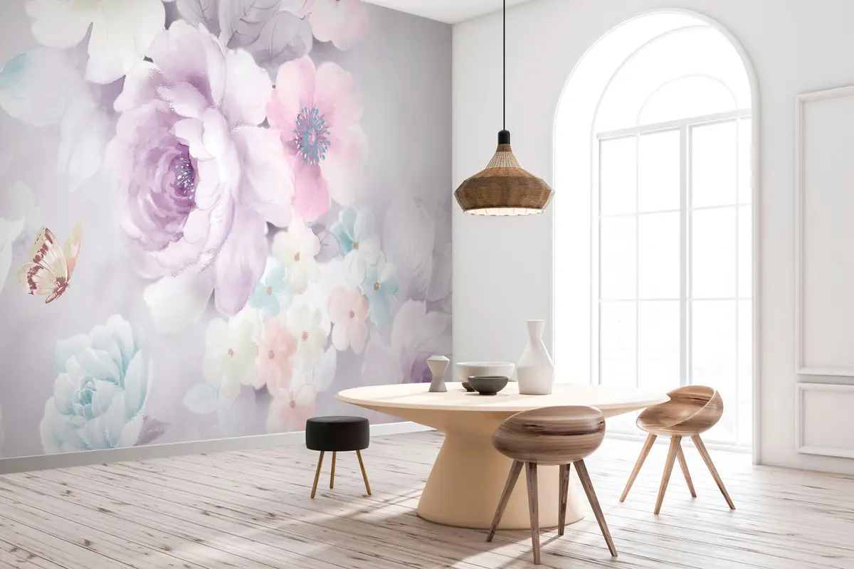 carta da parati Fiori d'acqua di peonia nr. u74389