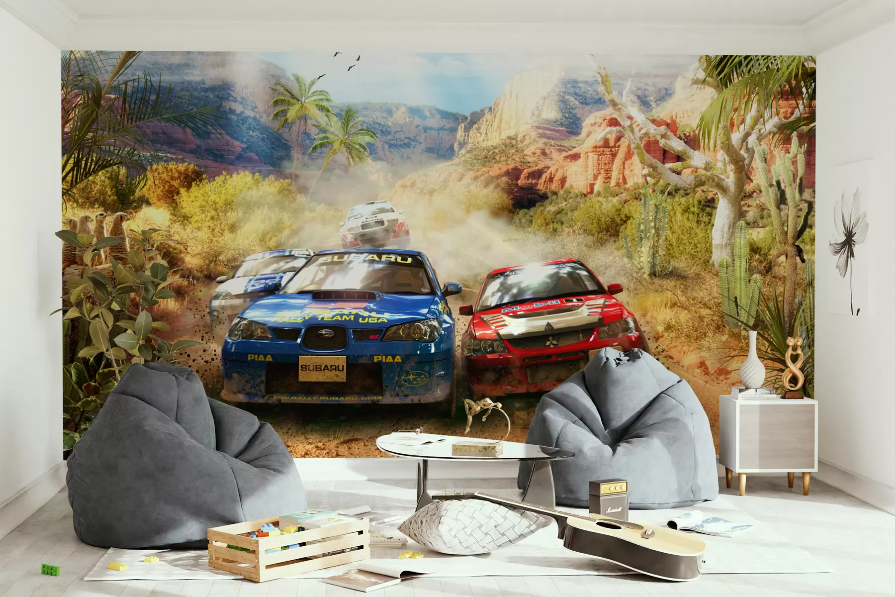 Carta da parati Tecnica e trasporto Raduno nel canyon n. u64438