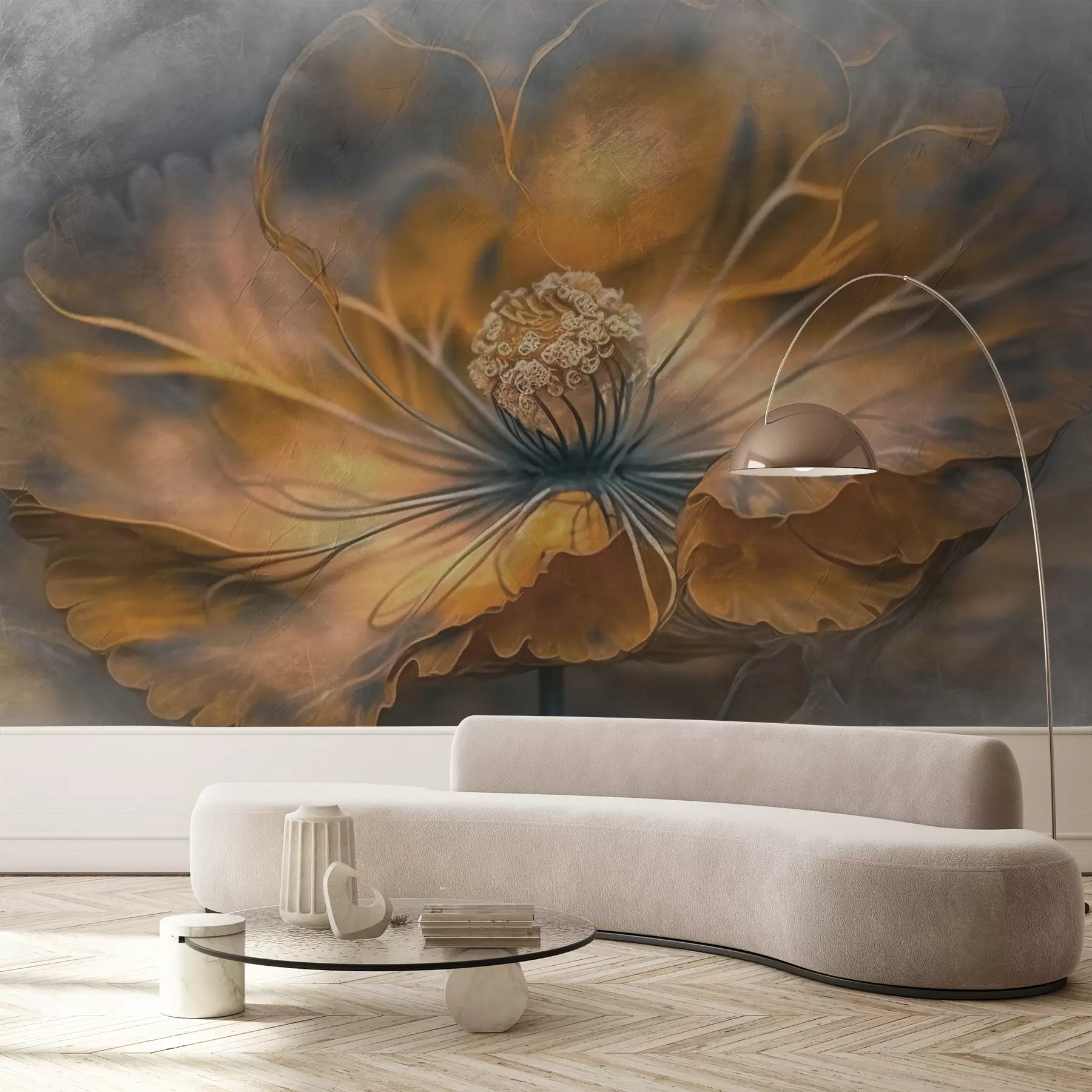 Carta da parati Fiori grandi Grande fiore n. u93916