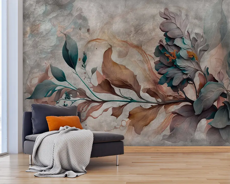 Carta da parati Floreale Splendido ramo di colori n. u93917