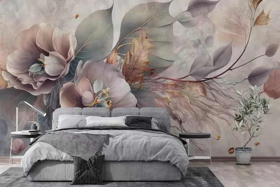 Carta da parati Floreale Fiori di chimera n. u93930