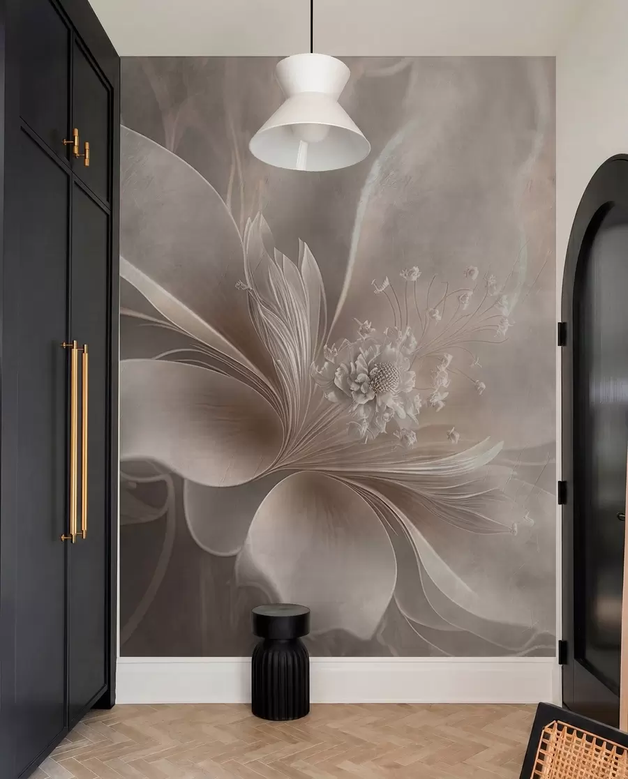 Carta da parati 3D Fiori Un fiore molto delicato n. u93944