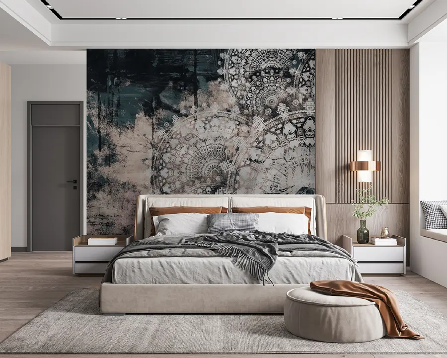 carta da parati Mandala vintage nr. u93958