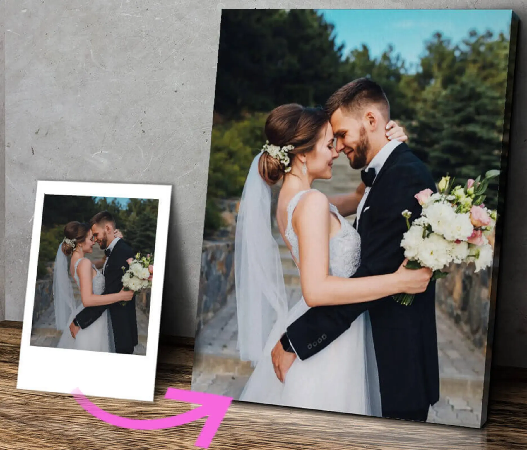 carta da parati Fiore, abito da sposa e pianta nr. s31872