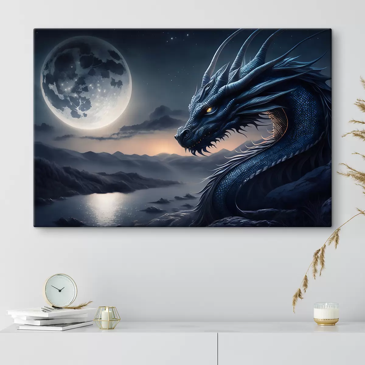 carta da parati Luce, luna e mascella nr. s32612