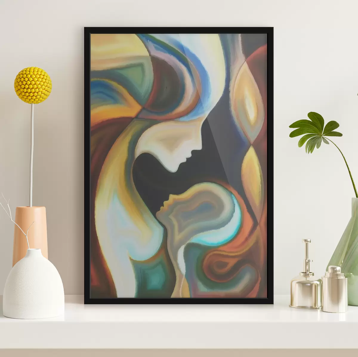 Poster Vernice, pianta e ramoscello f00034