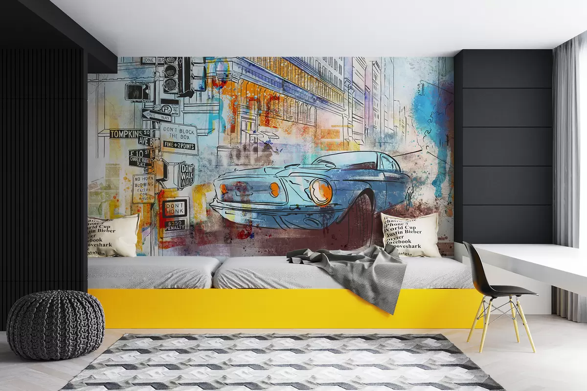 carta da parati macchina per graffiti nr. u75814