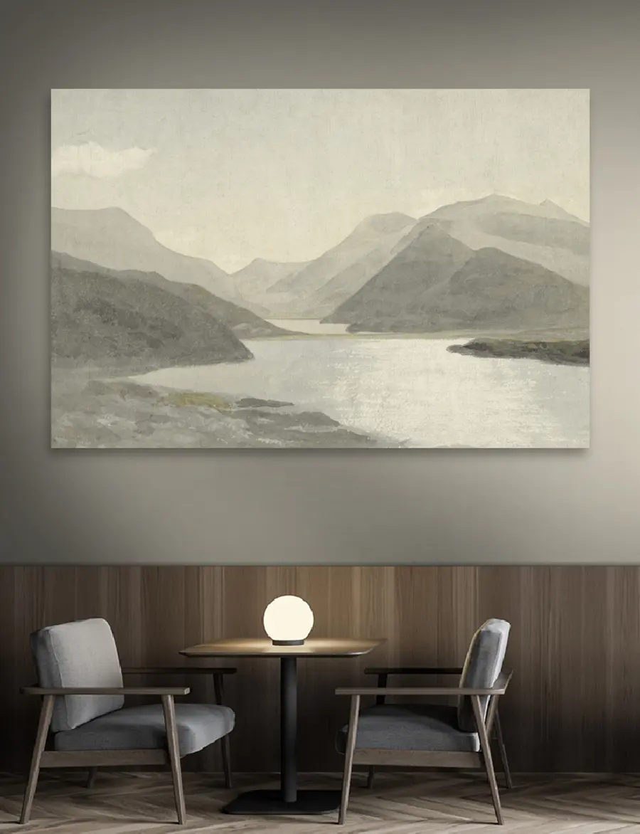 carta da parati Acqua, cielo e montagna nr. s32629