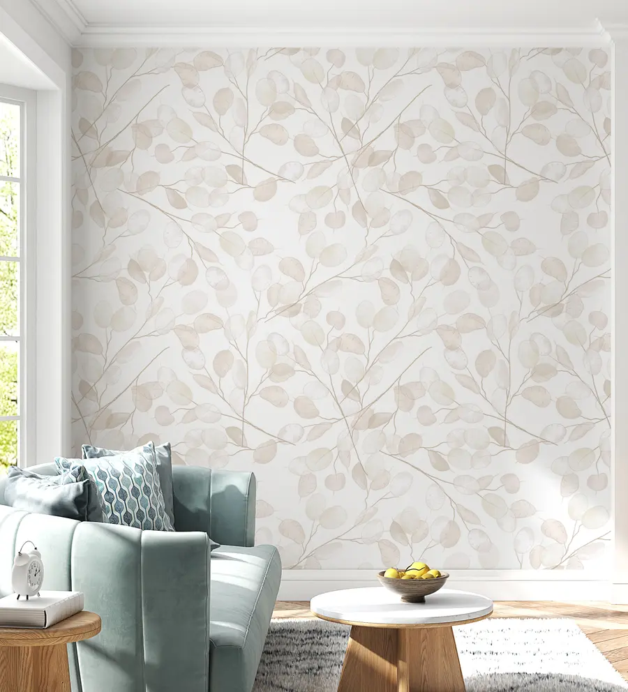 carta da parati Reticolo floreale dell'acquerello nr. u94320