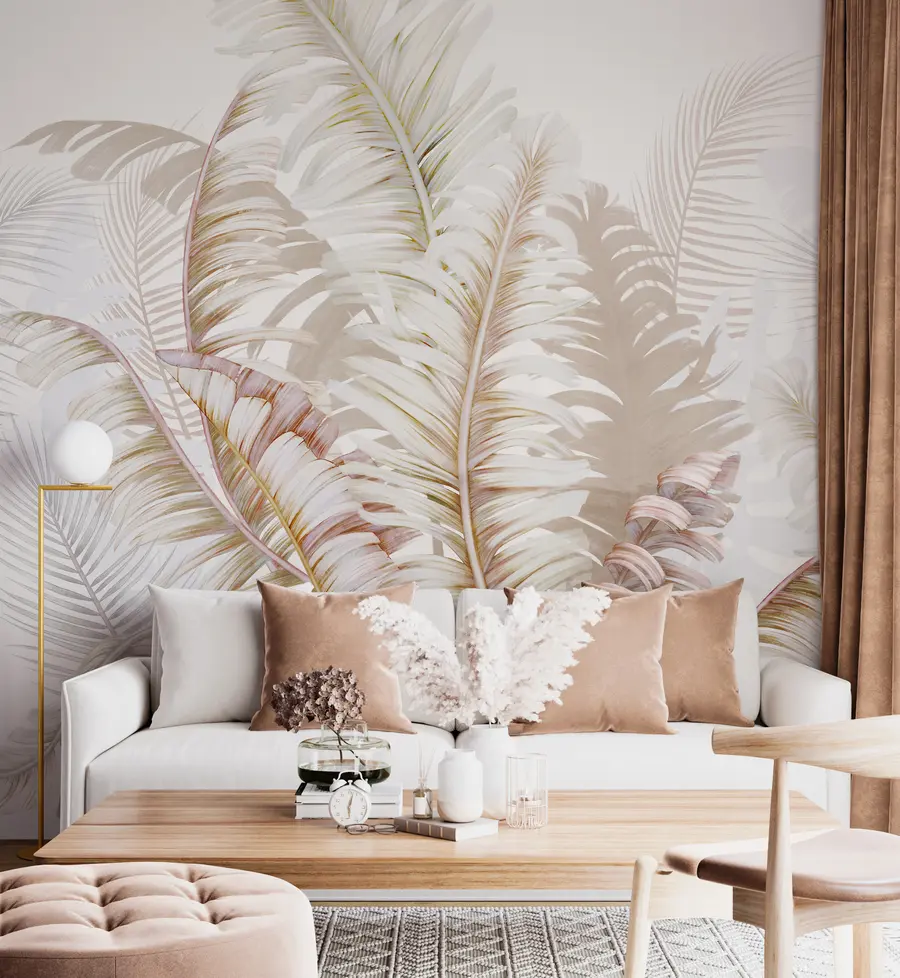 Carta da parati Tropici della Foresta foglie tropicali n. u94469