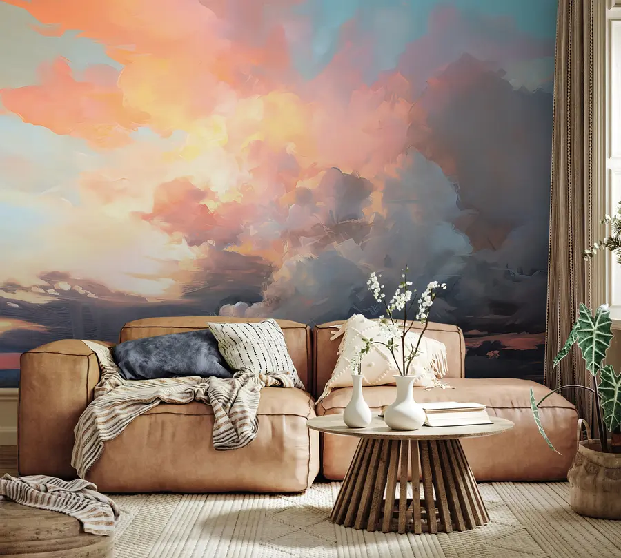 Carta da parati Cielo estratto dell'acquerello n. u94765