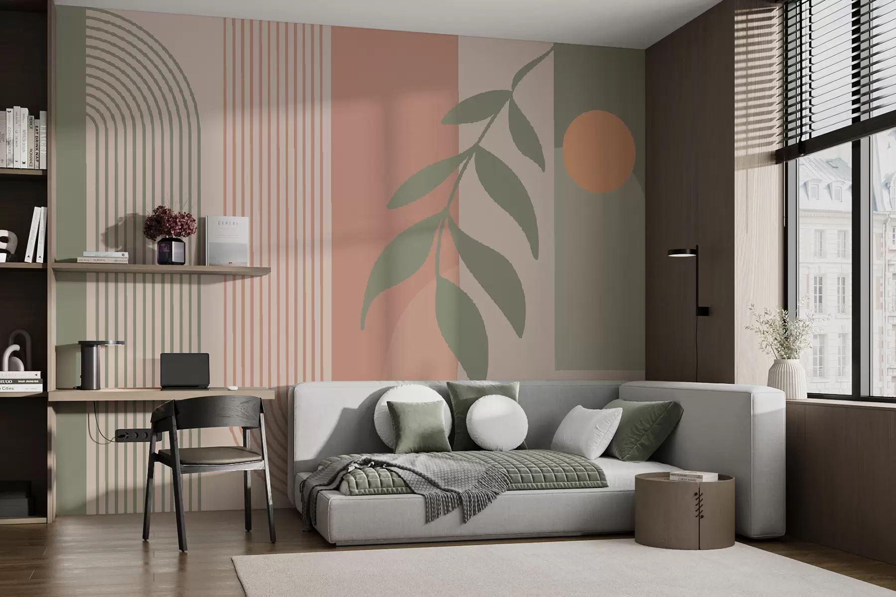 carta da parati Archi ed elementi decorativi in ​​stile boho nr. u94153