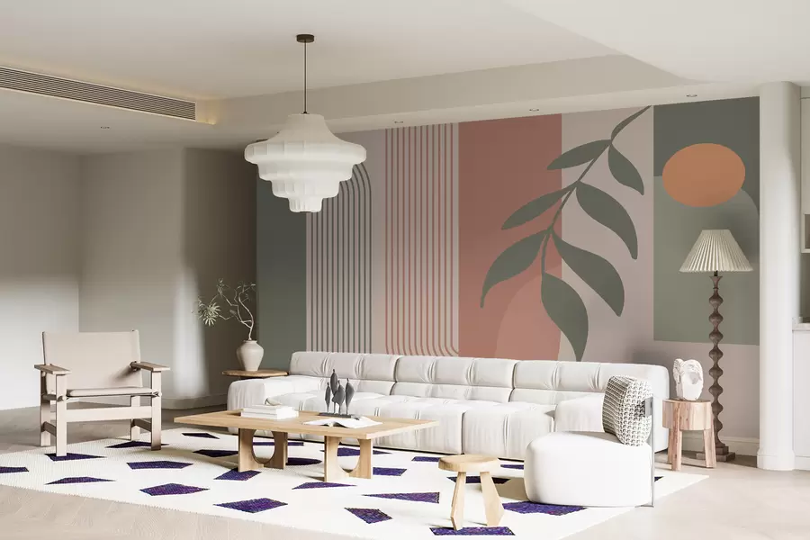 carta da parati Archi ed elementi decorativi in ​​stile boho nr. u94153