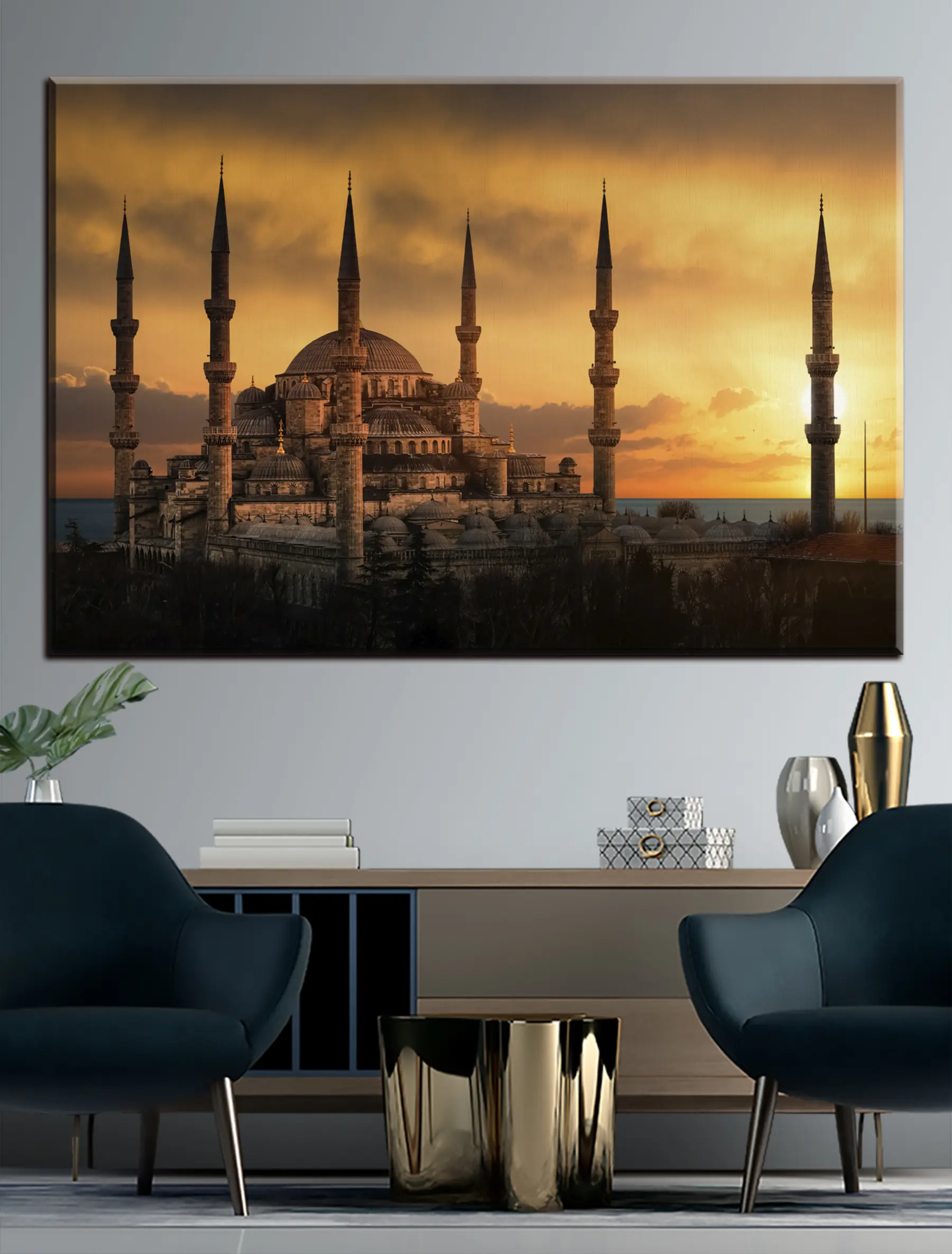 carta da parati Cielo, nuvole ed edifici nr. s33029