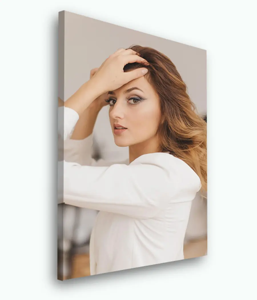 carta da parati Fotografia con flash, collo e ciglia nr. s33107