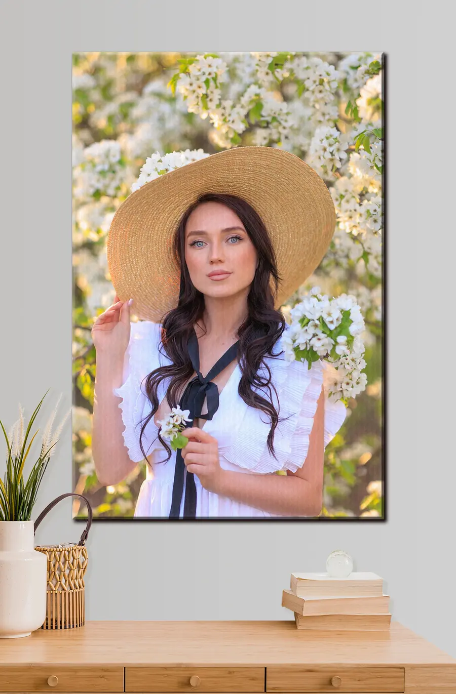 carta da parati Espressione del viso, cappello e fedora nr. s33115