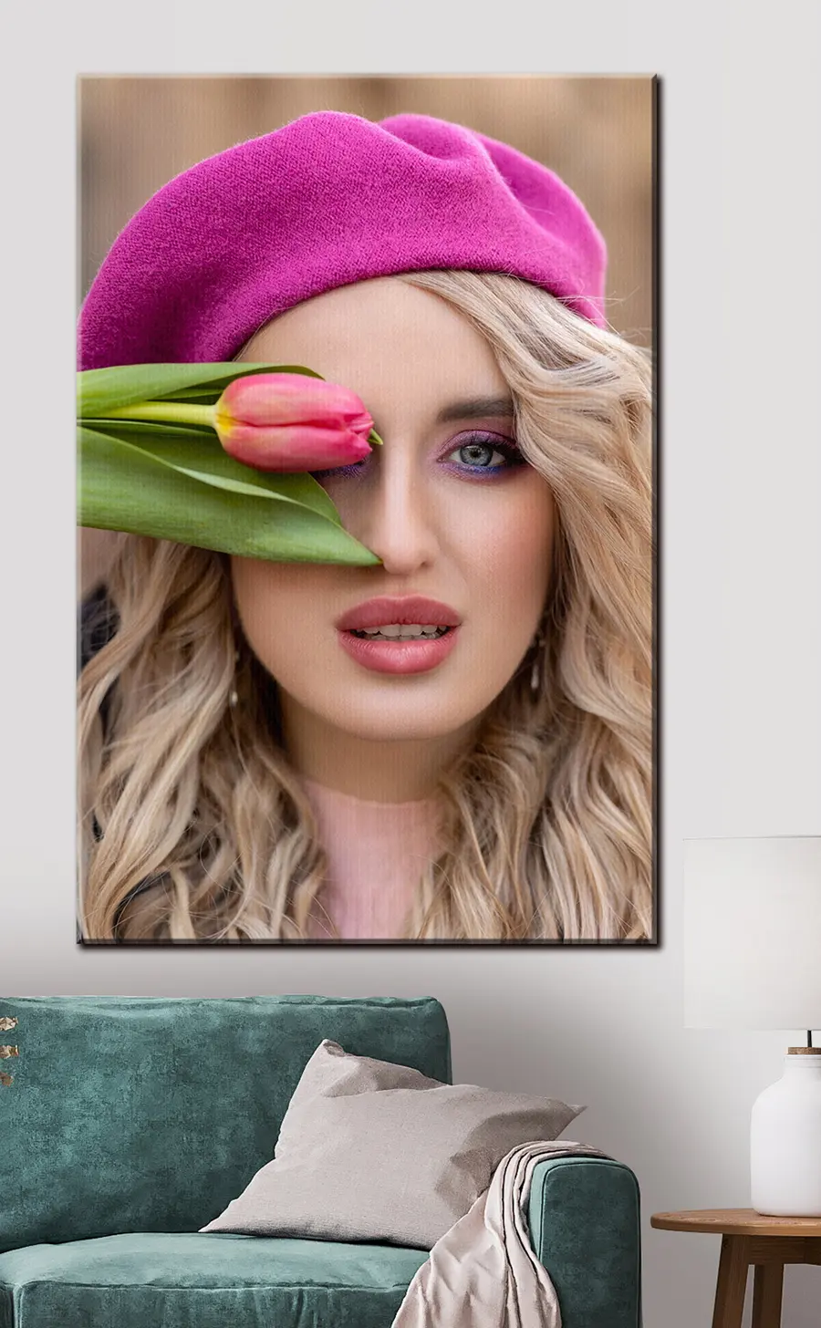 carta da parati Abbigliamento, labbra e mento nr. s33118