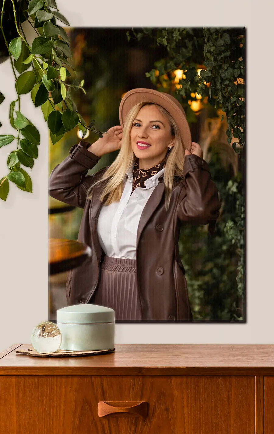 carta da parati Sorriso, manica e gesto nr. s33126