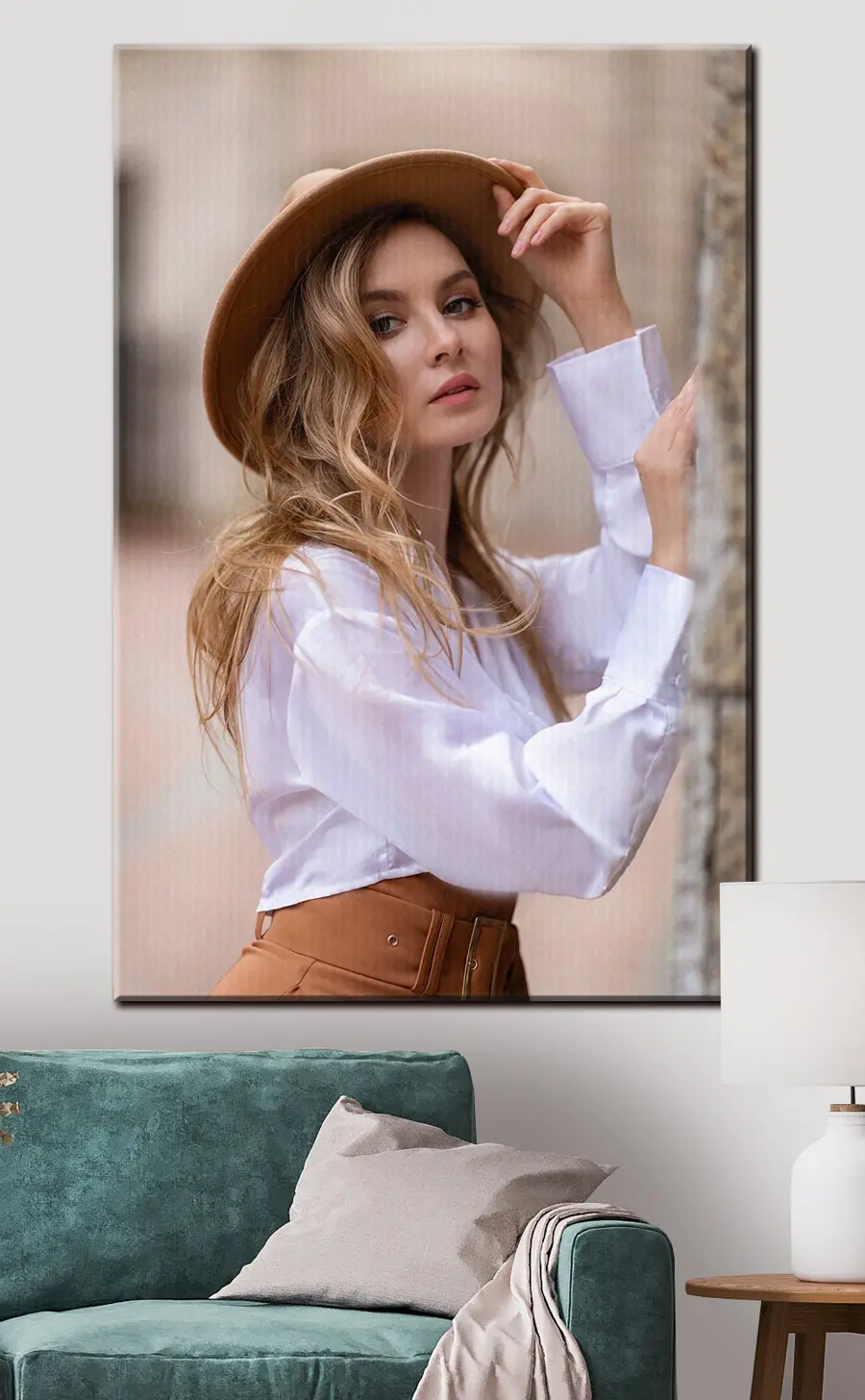 carta da parati Fotografia di ciglia, gesti e flash nr. s33137