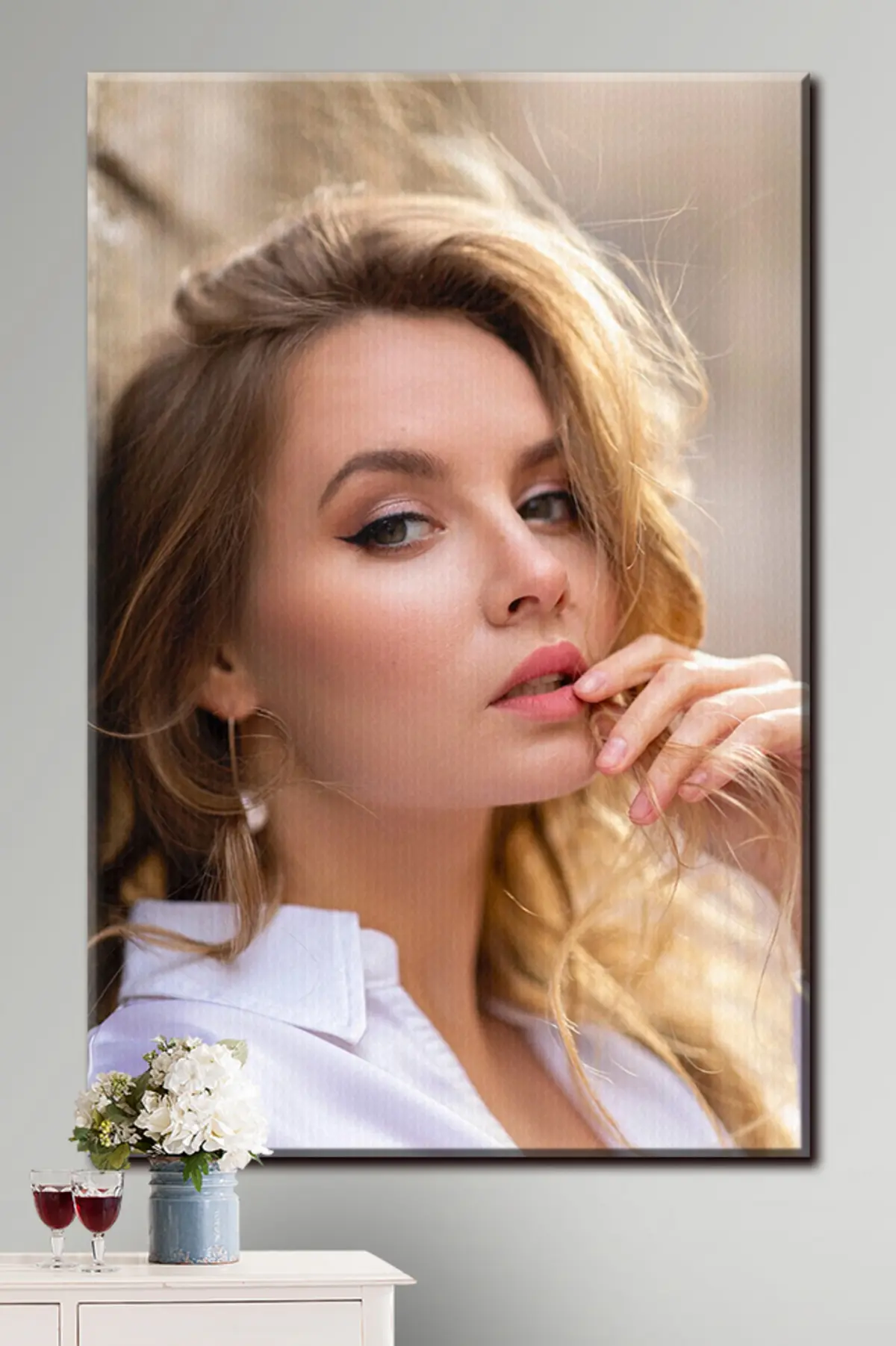 carta da parati Capelli, guance e labbra nr. s33139