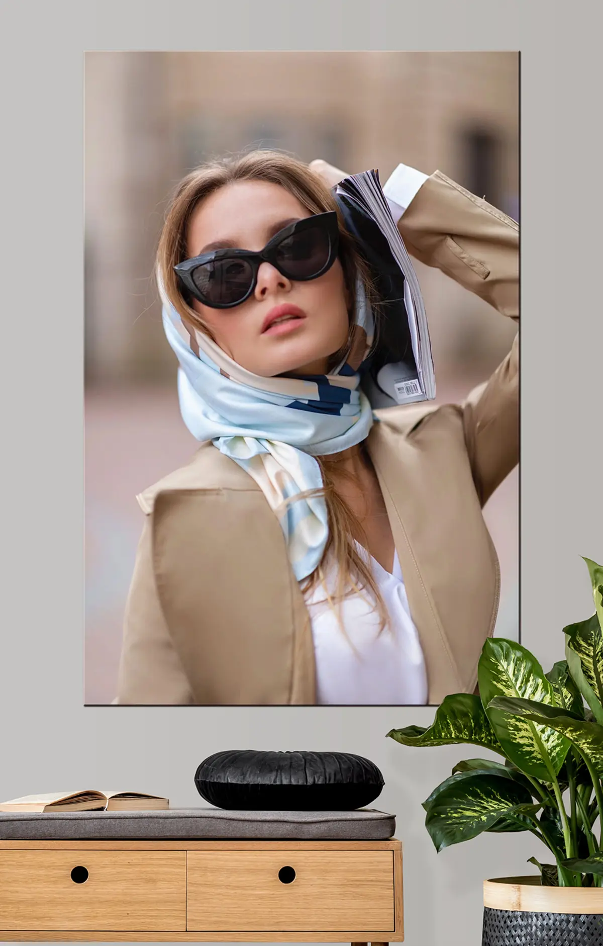 carta da parati Viso, occhiali e sopracciglia nr. s33149